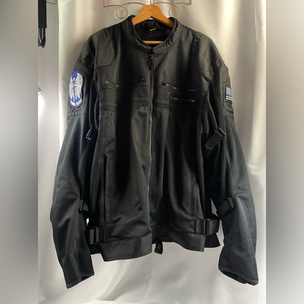 scorpion riding jacket 2XL Black Mens,
